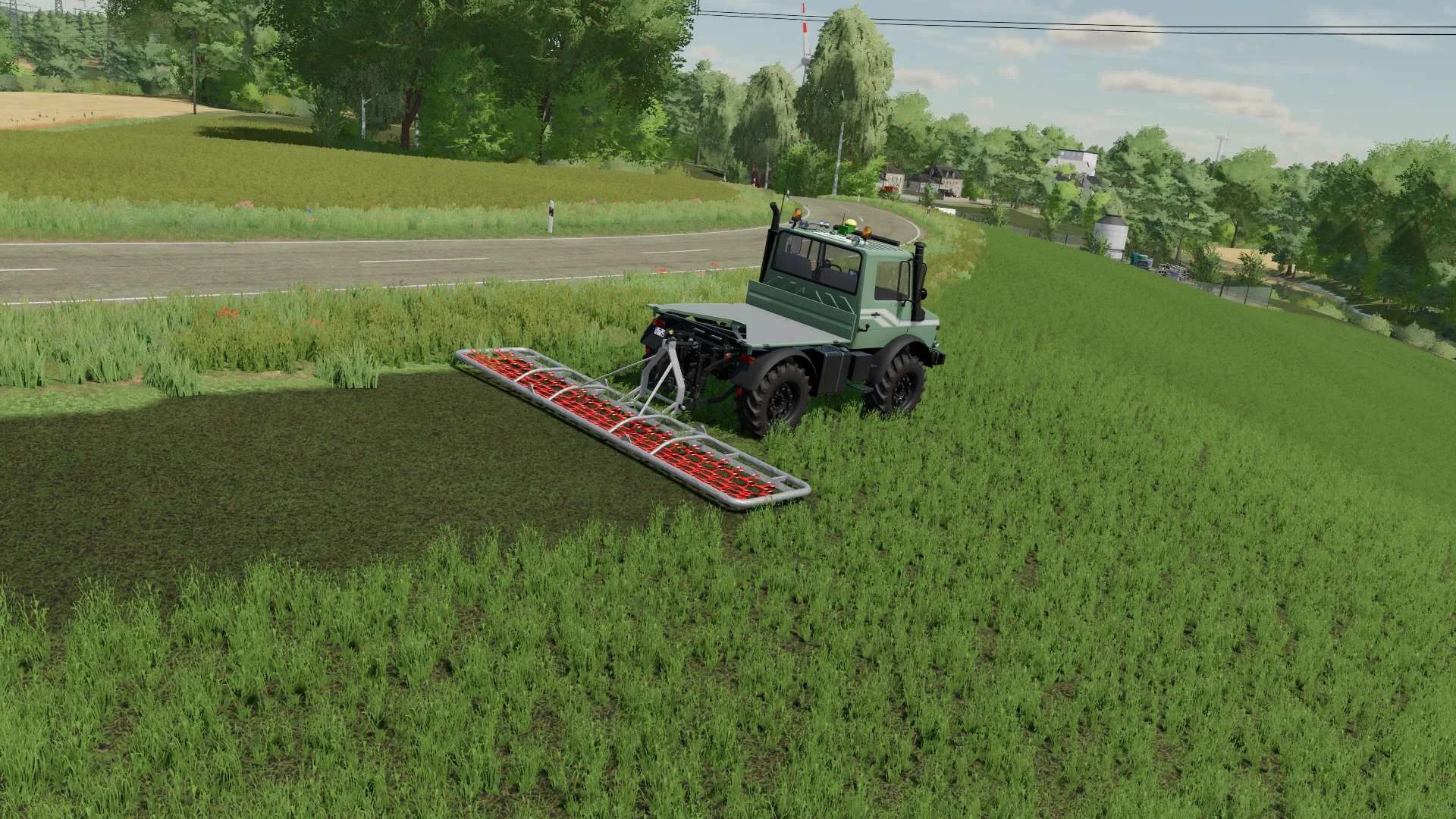 Chain Harrow v1.0.1 FS22 FS22 Mod Free Download