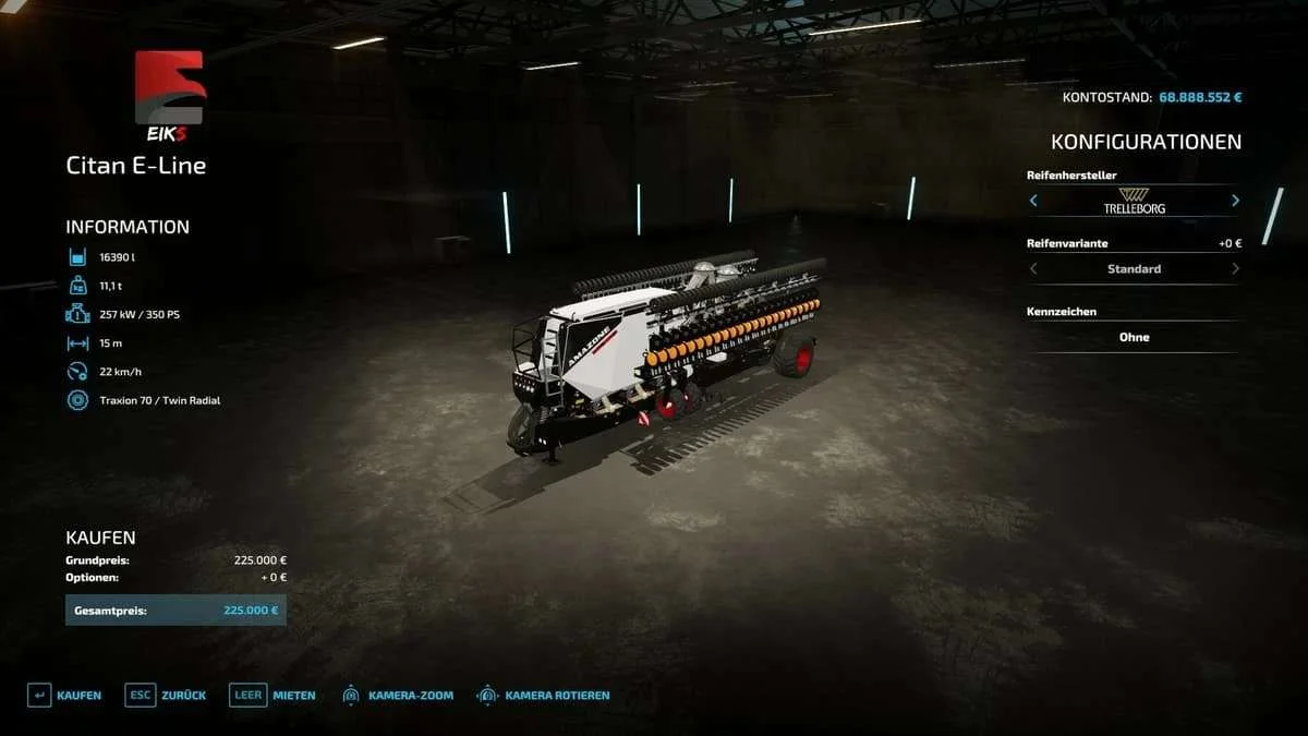 Citan E-Line v1.0 FS22 FS22 Mod Free Download