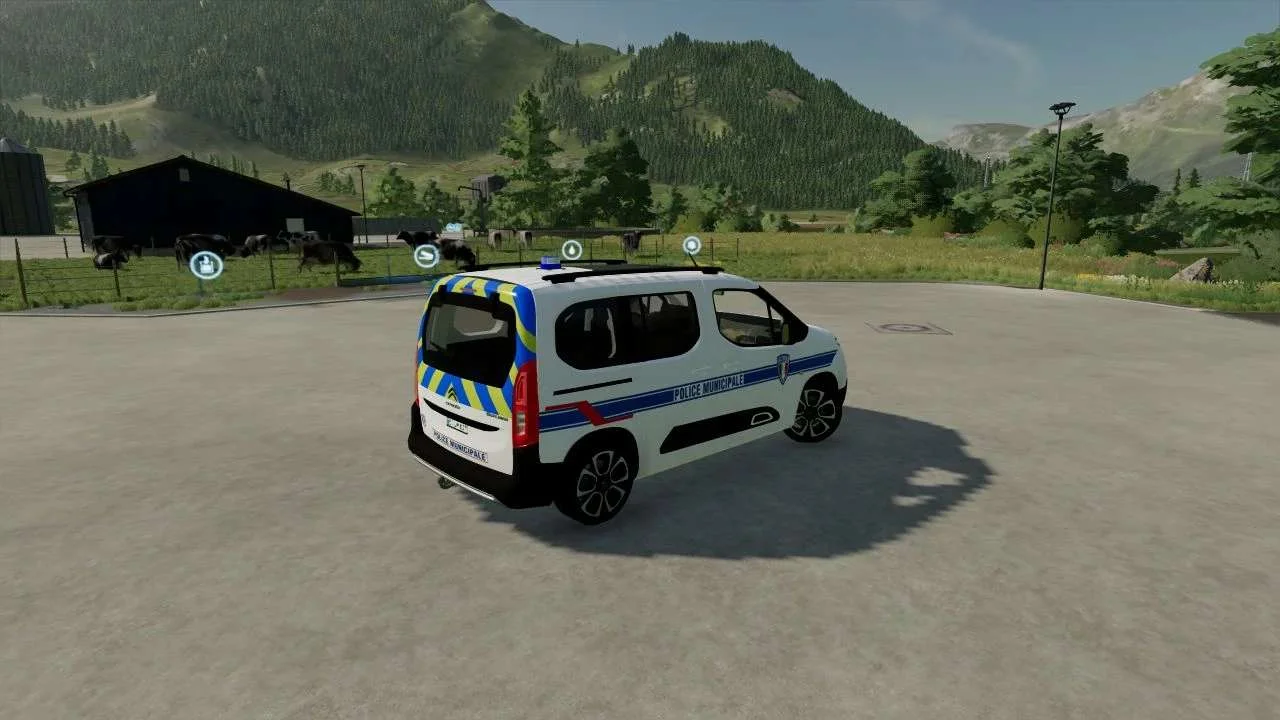 Citroën Berlingo XTR Police Municipale v1.0 FS22 FS22 Mod Free Download