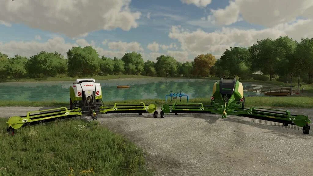 Claas And Krone Baler Pack With Lizard R90 v1.0 FS22 FS22 Mod Free Download