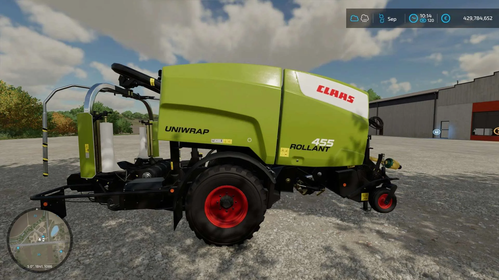 Claas ROLLANT 455 RC UNIWRAP AoiEdition v1.0.0.1 FS22 FS22 Mod Free Download