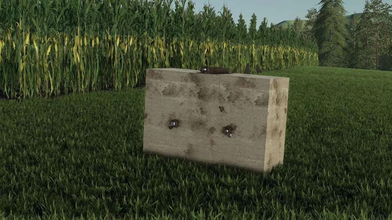 Concrete weight 4000Kg v1.0 FS22 FS22 Mod Free Download