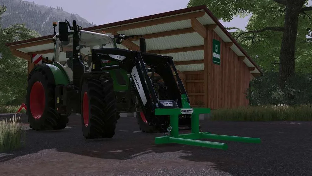 Düvelsdorf Round Balefork v1.0 FS22 FS22 Mod Free Download
