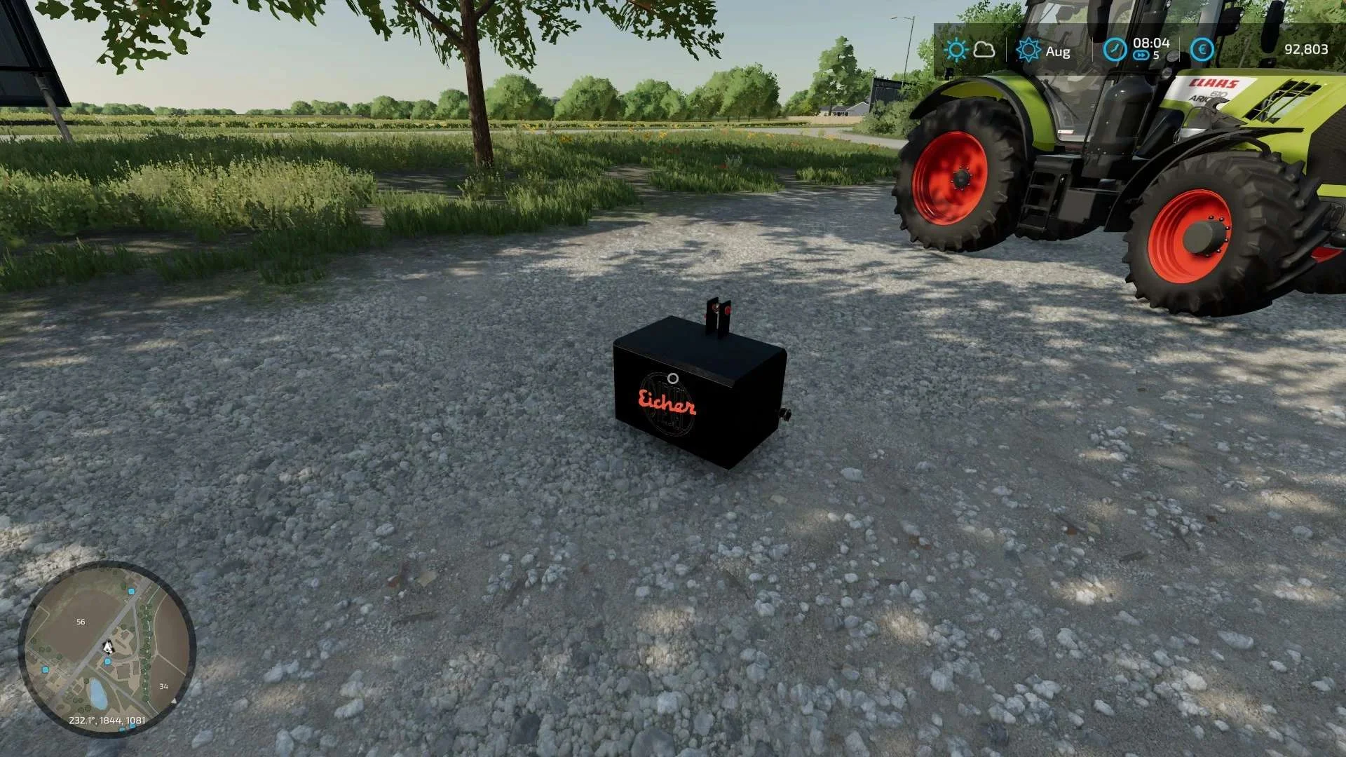 Eicher weight v1.0.1 FS22
