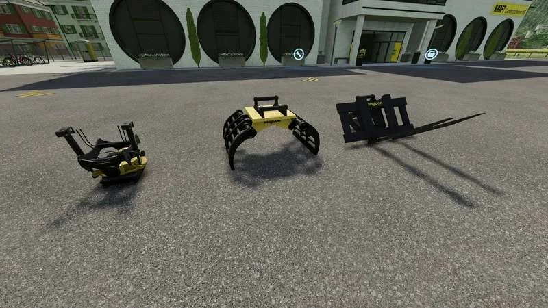 Engcon Excavator Tools Pack v1.0 FS22 FS22 Mod Free Download