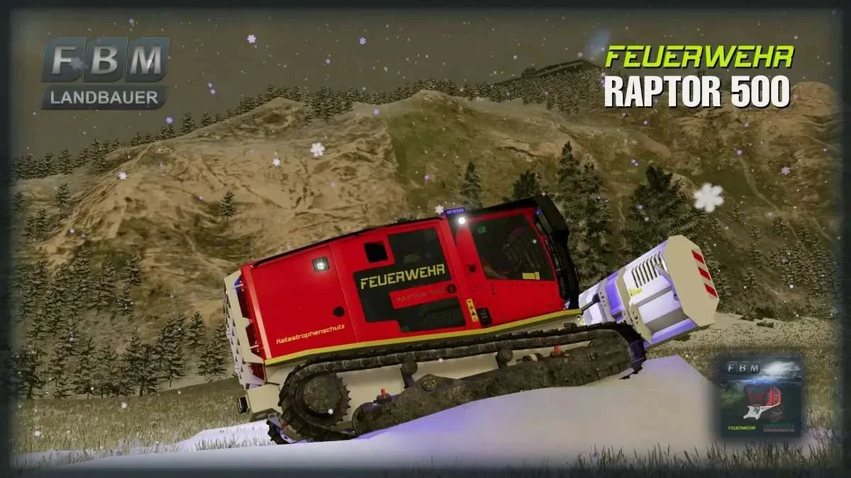Feuerwehr RAPTOR 500 v1.0 FS22