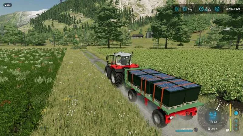 FILLABLE GRAPES TUB v1.0 FS22 FS22 Mod Free Download