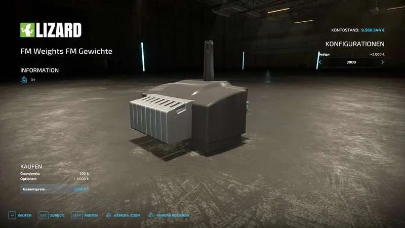 Fire Modding Mods XXL Weights Pack v2.0 FS22