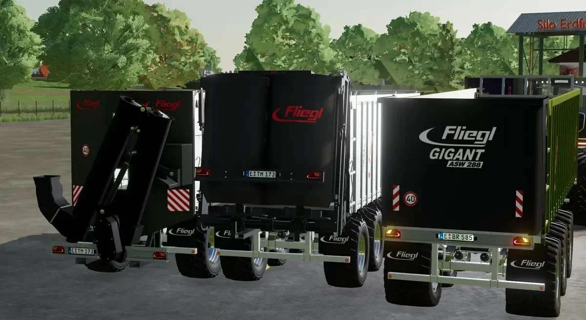 Fliegl ASW288 Schubboden Multi Trailer v2.3 FS22