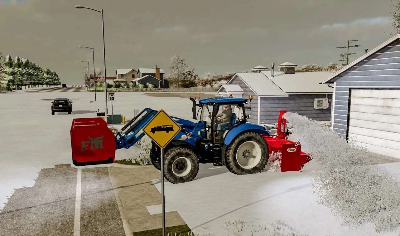 FM SnowPlow v1.0 FS22 FS22 Mod Free Download