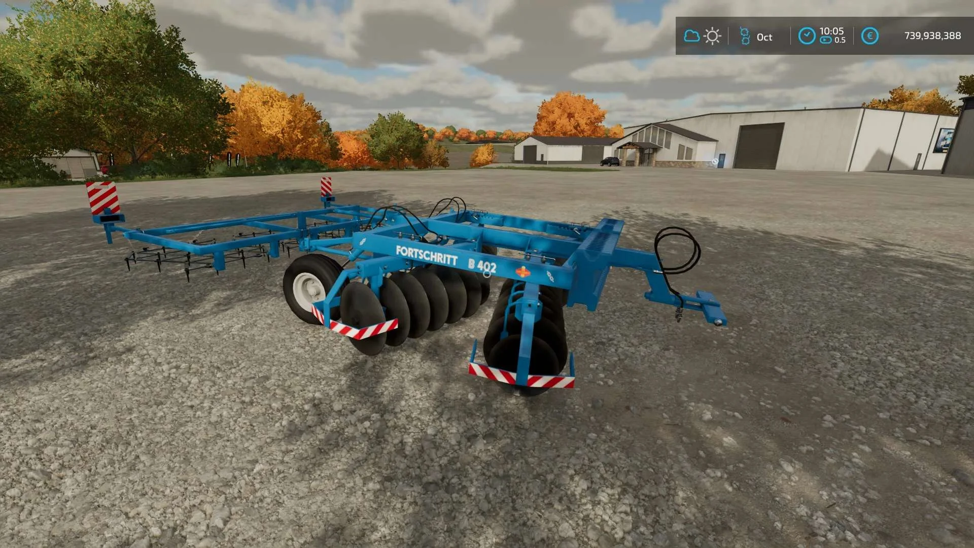 Fortschritt B402 DiscHarrow v1.0.0.1 FS22 FS22 Mod Free Download