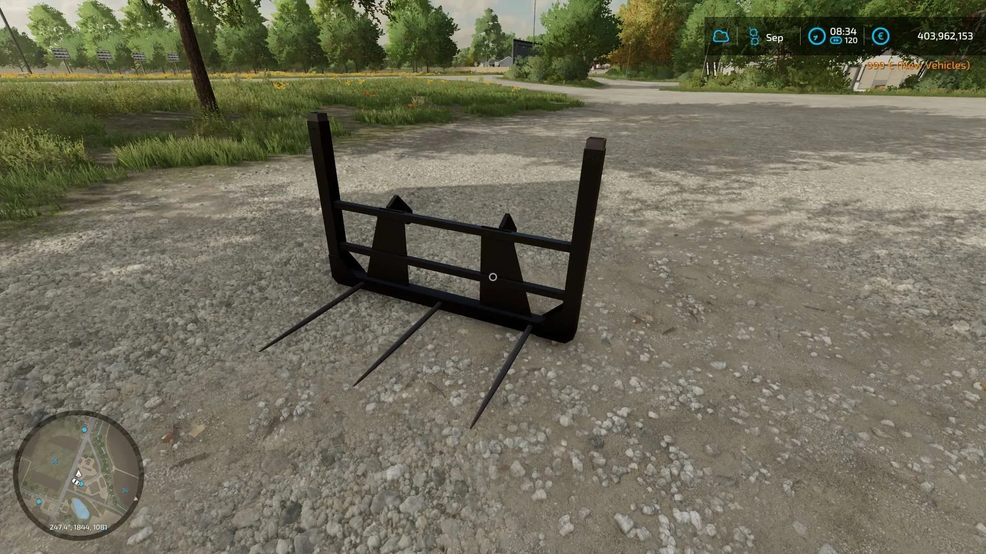 Fourche Balle v1.0 FS22 FS22 Mod Free Download