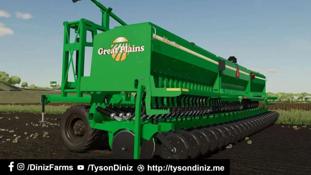 Great Plains 3S3000HD 3 Section Box Drill v1.0 FS22 FS22 Mod Free Download