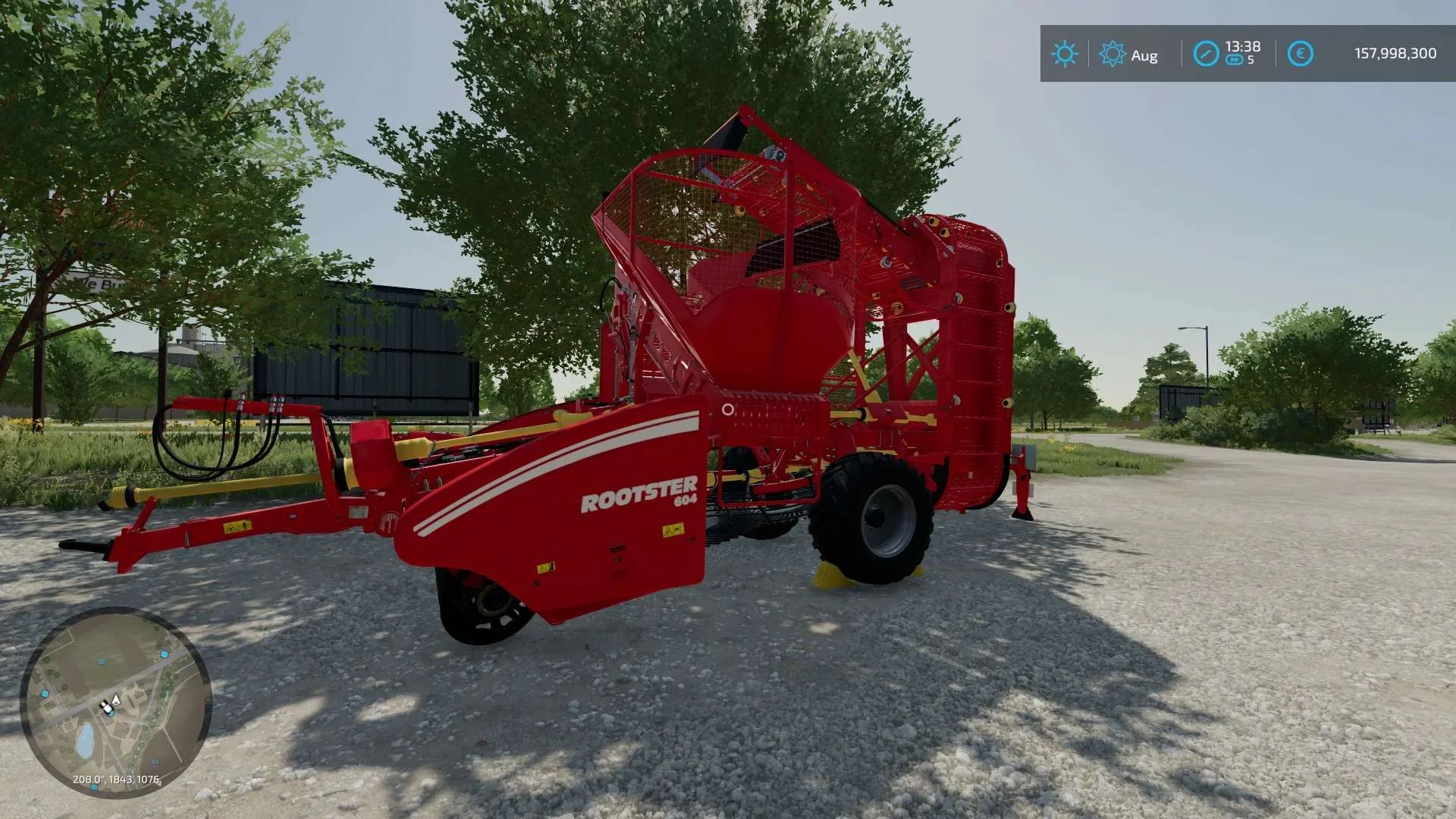 Grimme Rootster 604 Super by Eiks v1.0 FS22 FS22 Mod Free Download