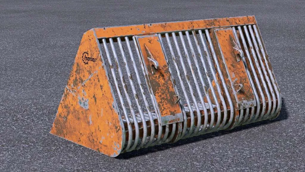 Hauer RK Basket And Stone Picker v1.0 FS22 FS22 Mod Free Download