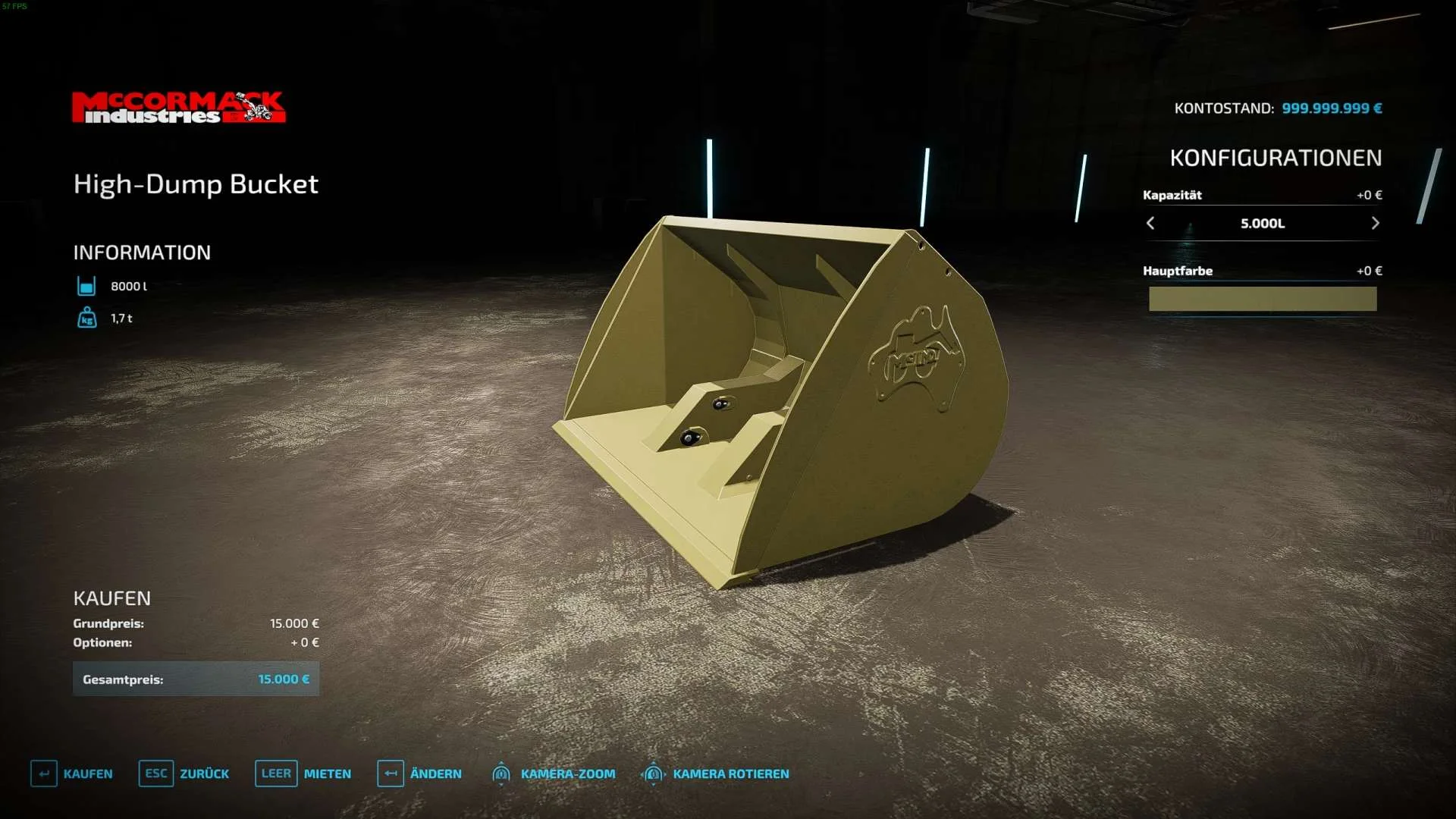 HB hochkipp shovel v1.0 FS22 FS22 Mod Free Download