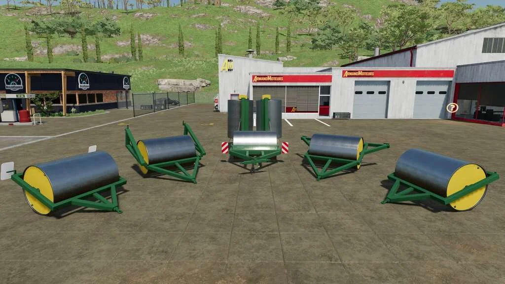 Heavy Meadow Rollers v1.1 FS22 FS22 Mod Free Download