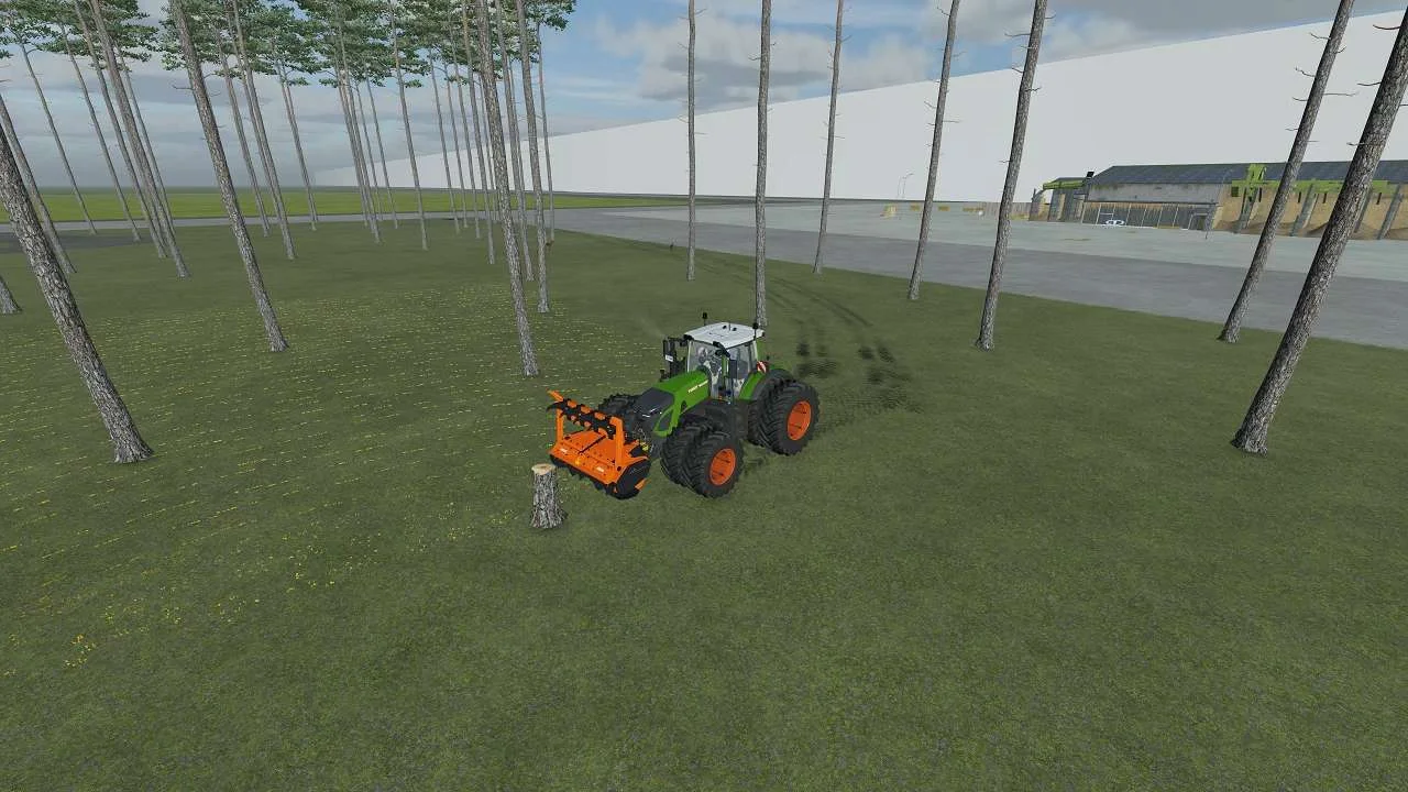 High speed stump grinder v1.1 FS22 FS22 Mod Free Download