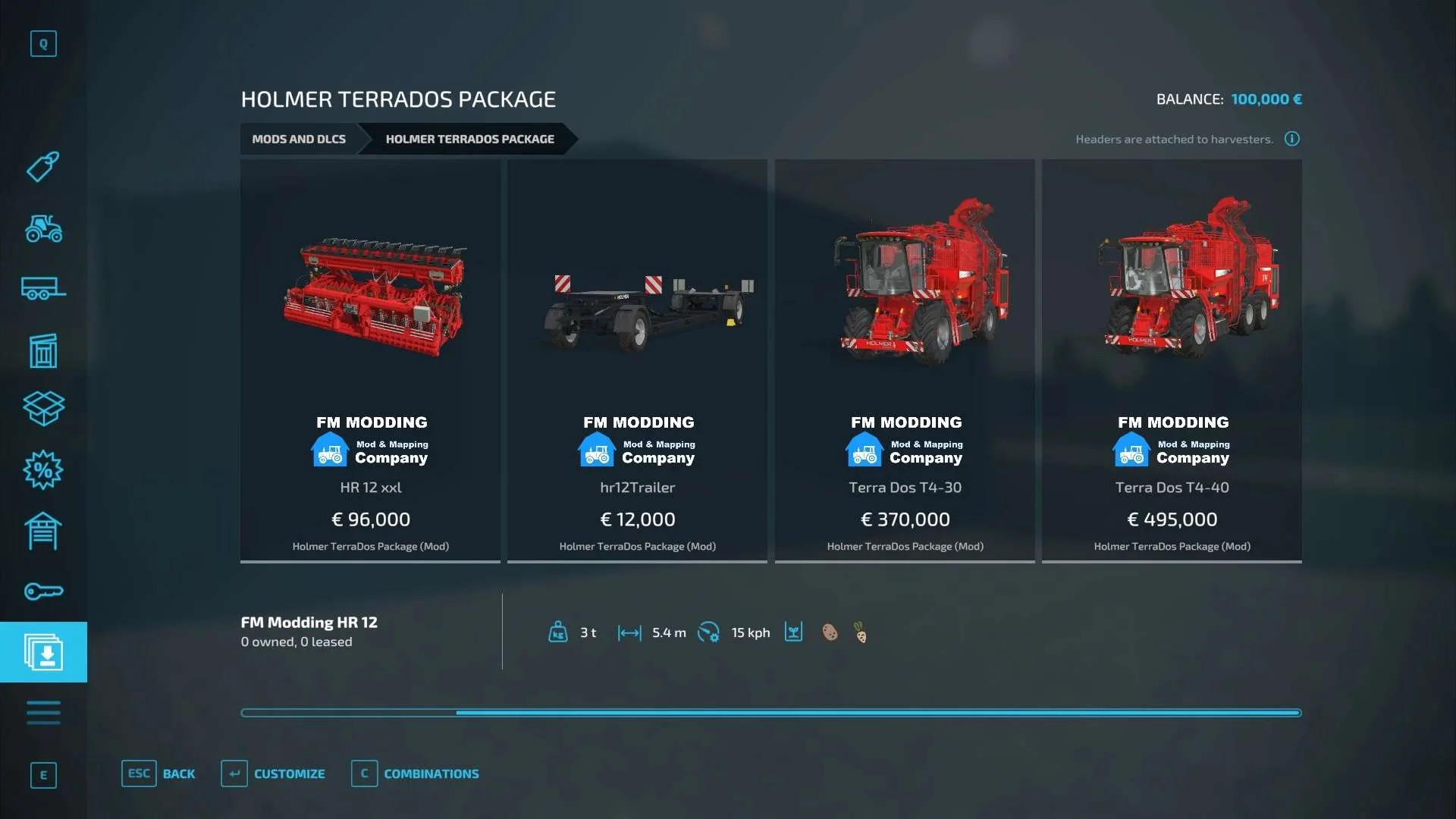 Holmer TerraDos Pack v5.0 FS22