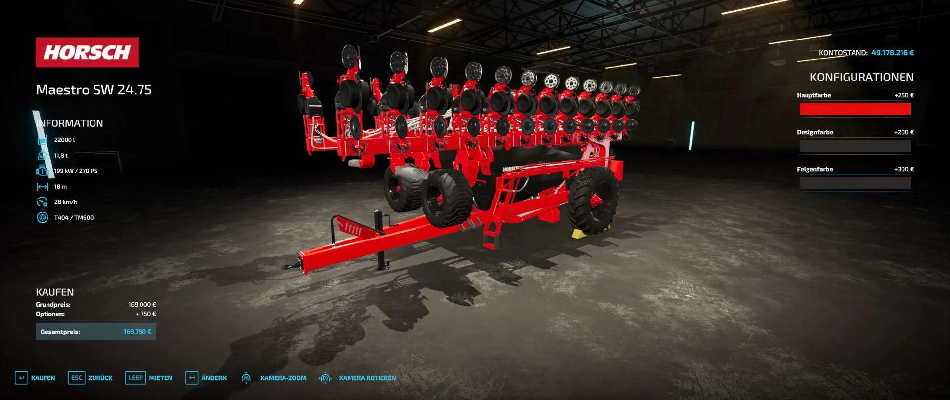 HORSCH SW2475 V1.0 FS22 FS22 Mod Free Download