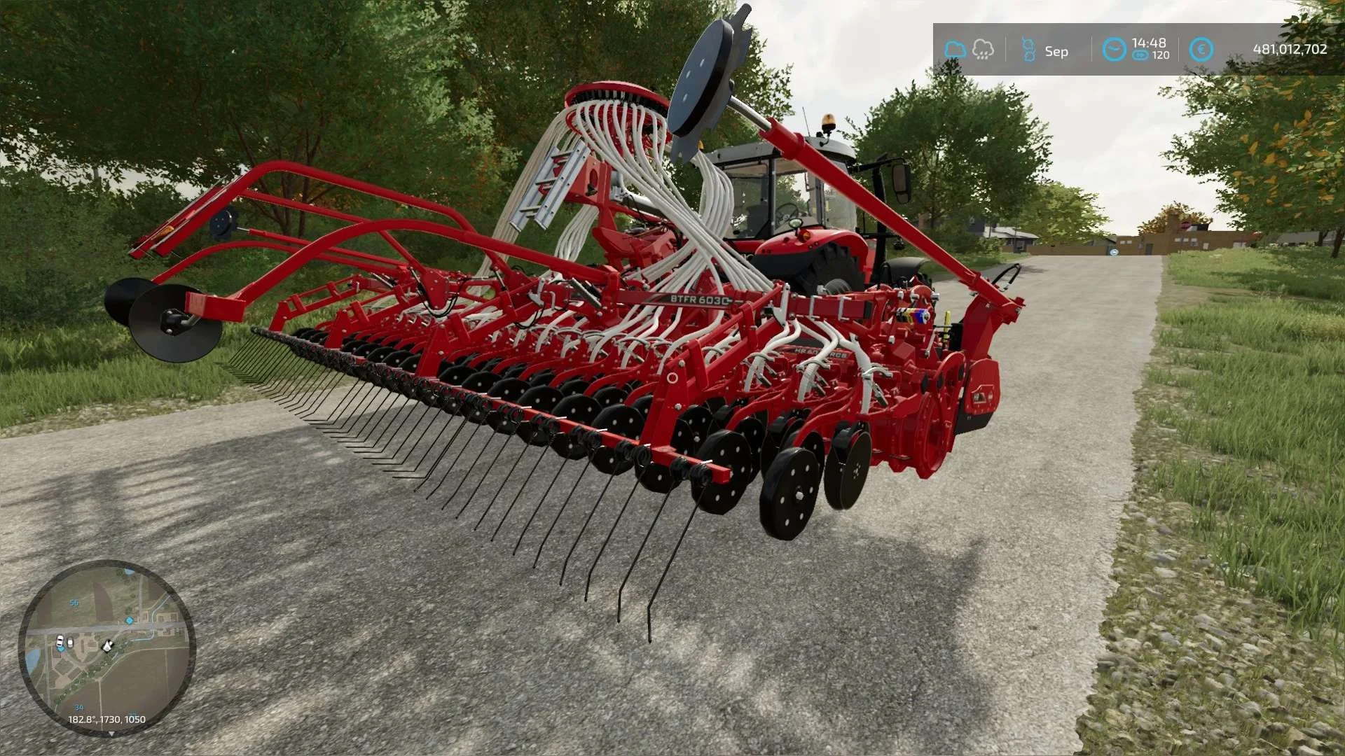 HR 6040 RCS + BTFR 6030 v1.0 FS22 FS22 Mod Free Download