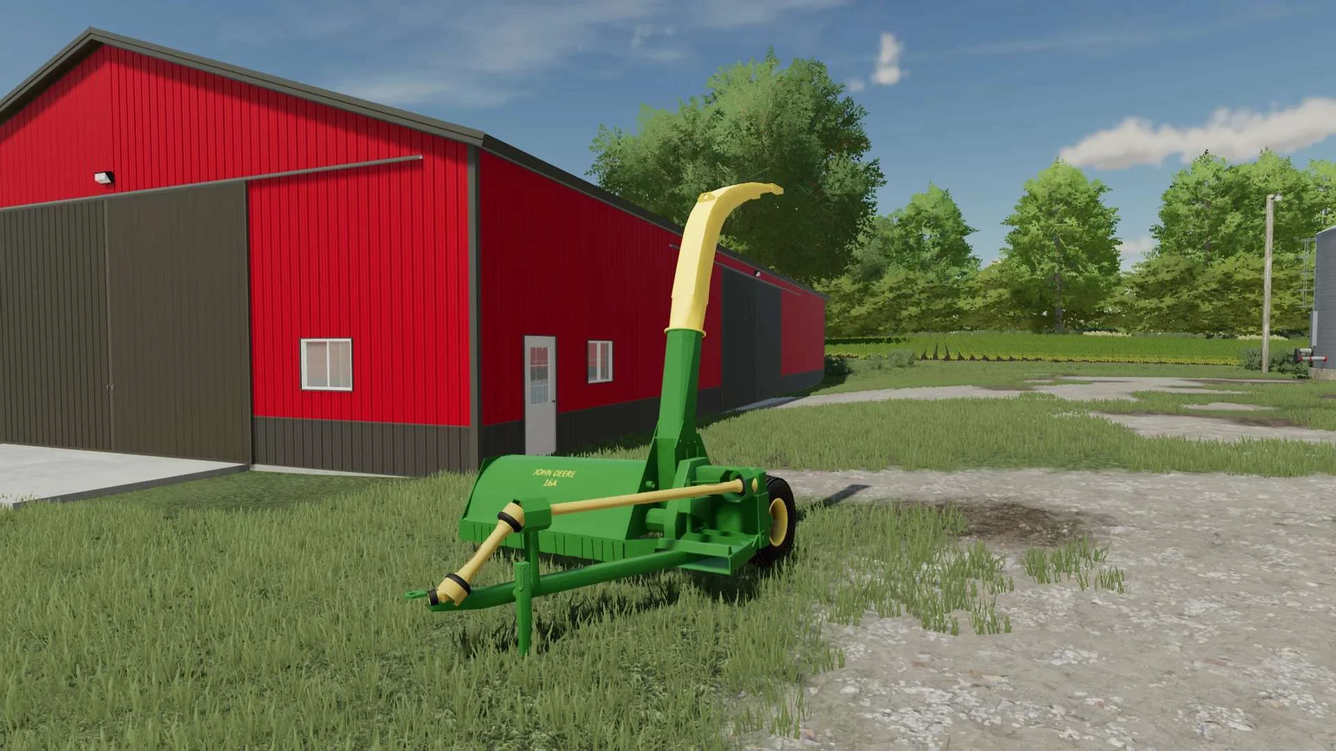 John Deere 16A Flail Chopper v1.0 FS22 FS22 Mod Free Download