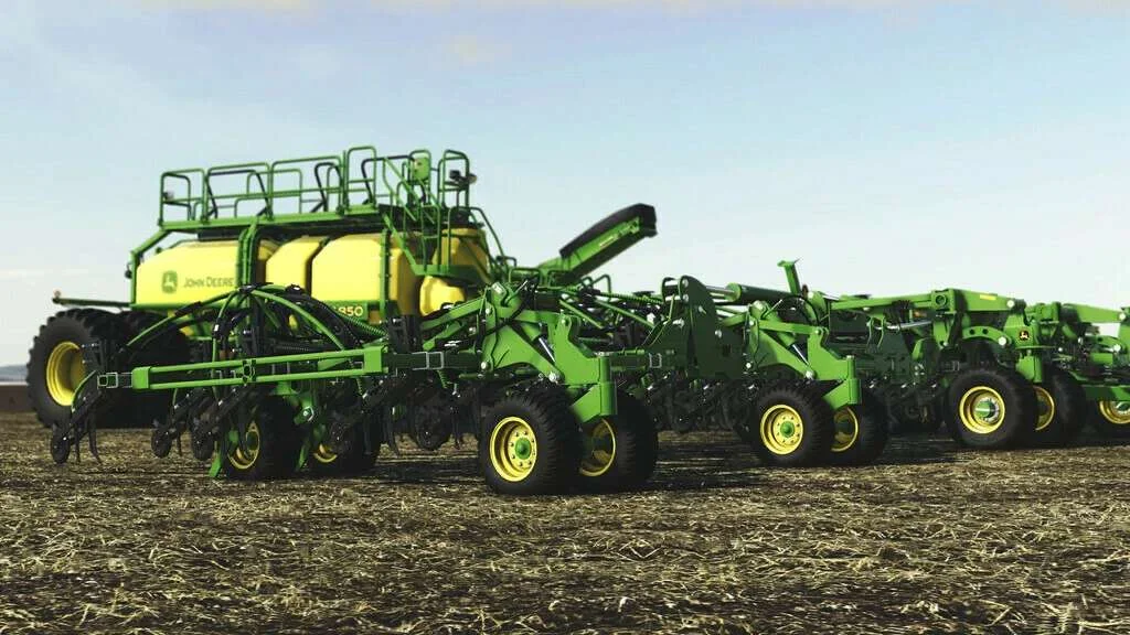 John Deere 1870 Air Hoe Drill v1.0 FS22 FS22 Mod Free Download