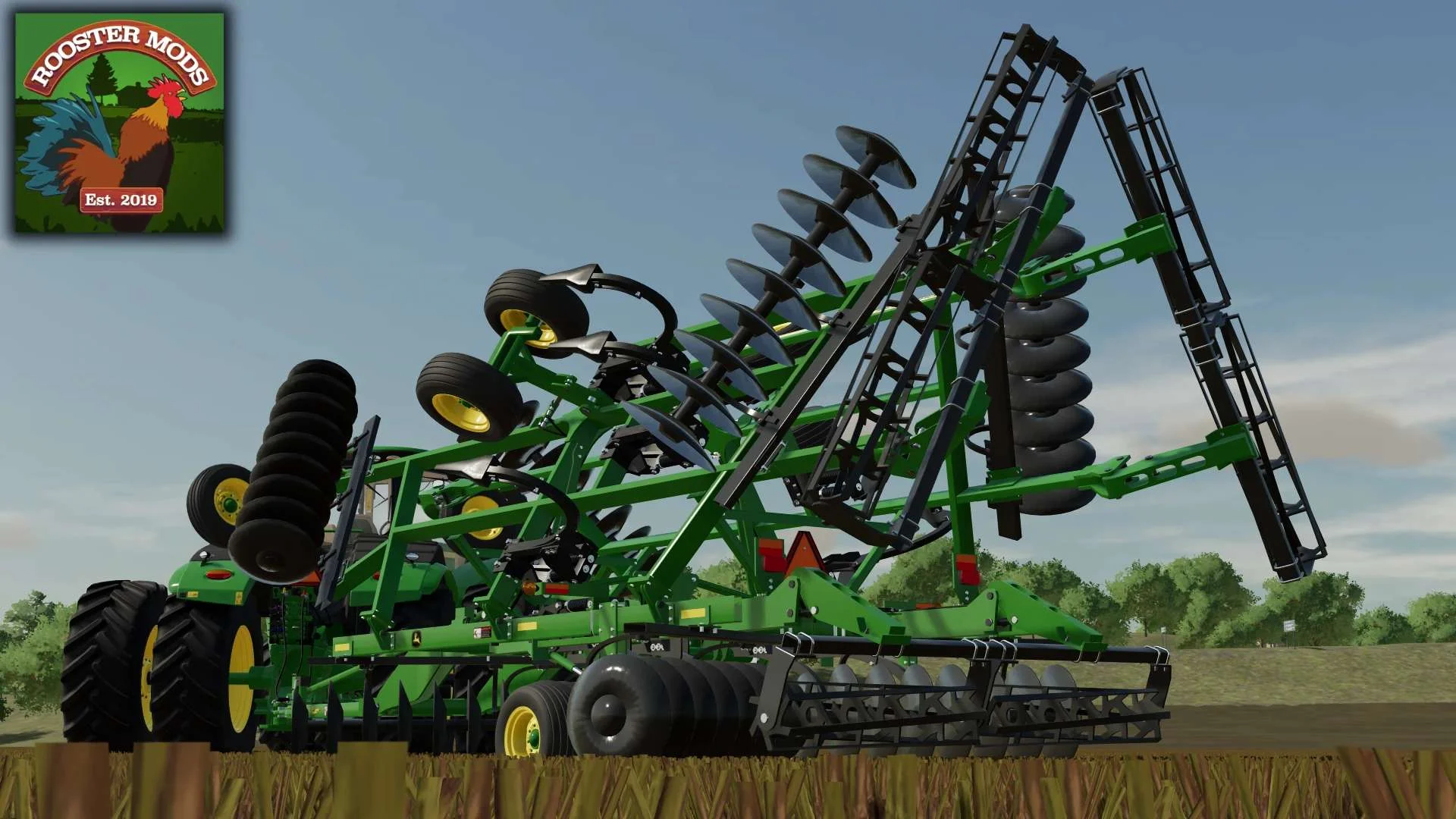 John Deere 2720 11 Shank Disk Ripper FS22 FS22 Mod Free Download
