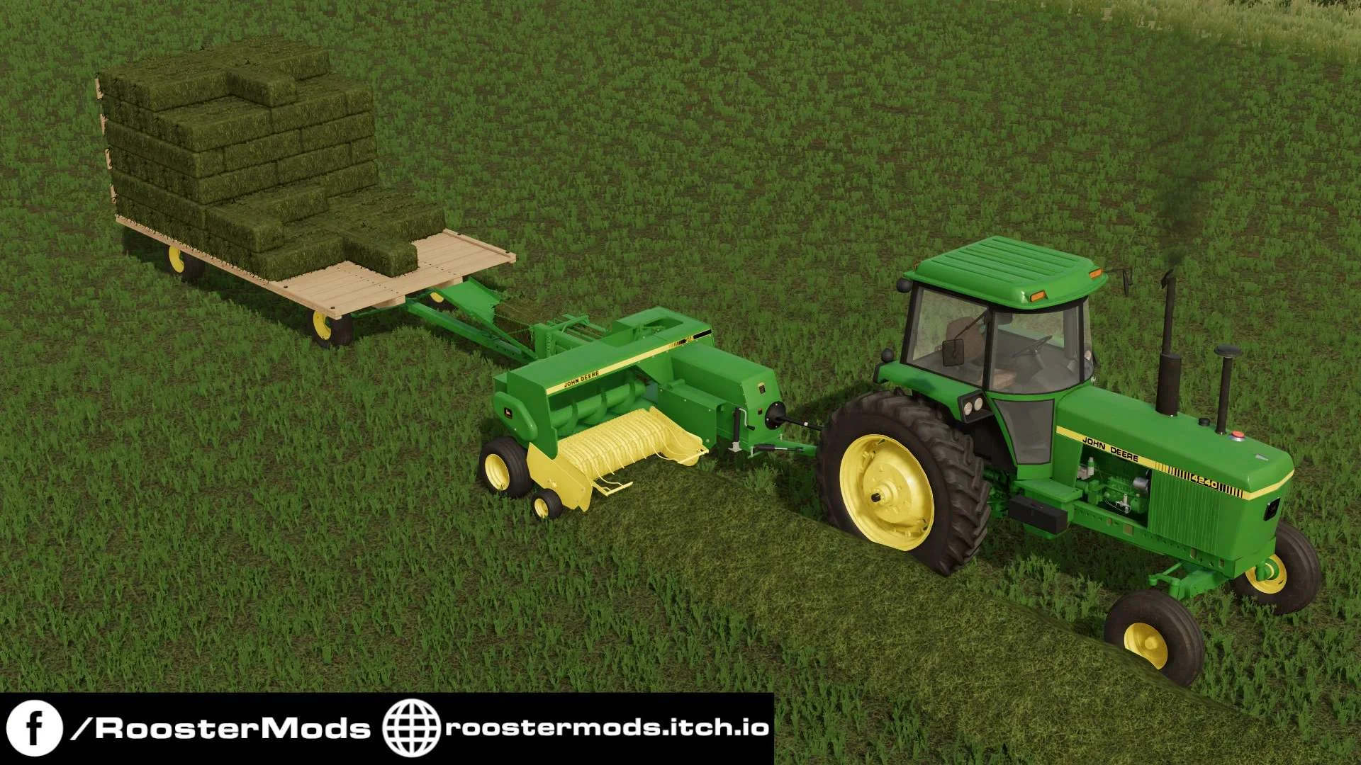 John Deere 348 Baler v1.0 FS22 FS22 Mod Free Download