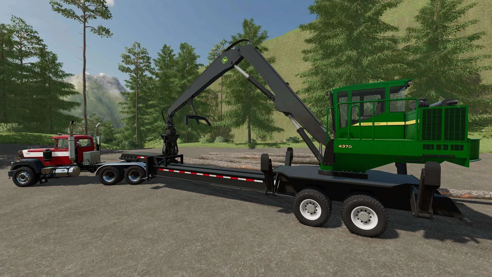 John Deere 437D Loader v1.0 FS22 FS22 Mod Free Download