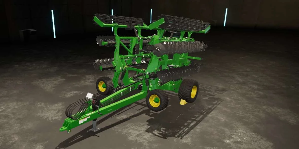 John Deere 465 Speed Tiller v1.0 FS22 FS22 Mod Free Download