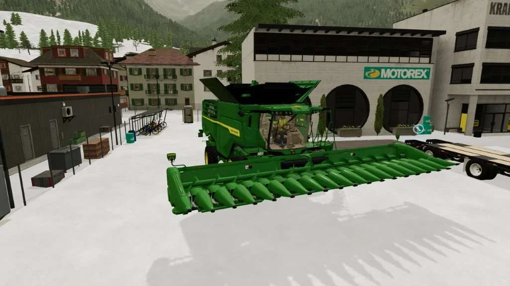 John Deere 618C 30 meters v1.0 FS22