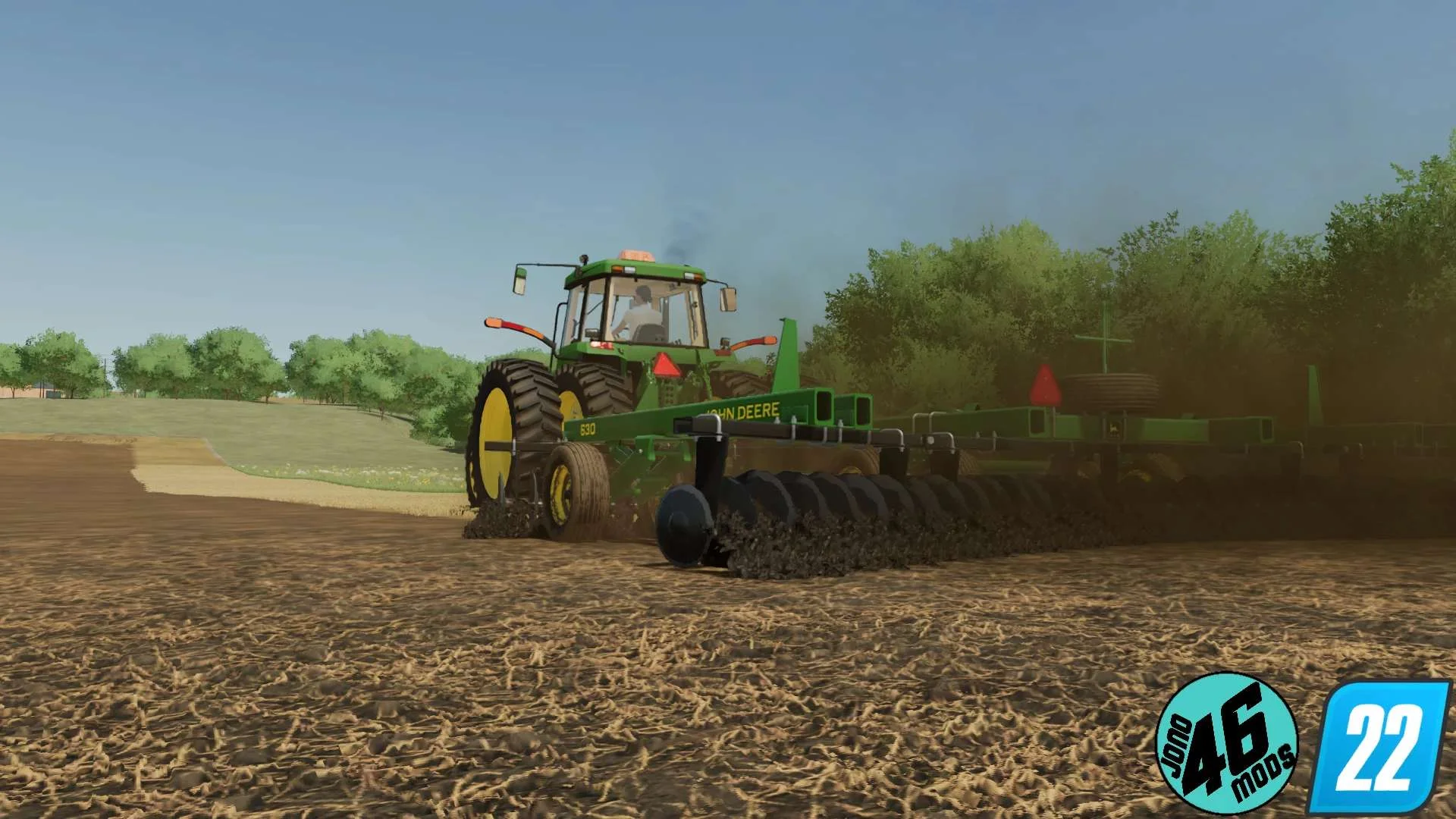 John Deere 630 disk cultivator v1.0 FS22 FS22 Mod Free Download
