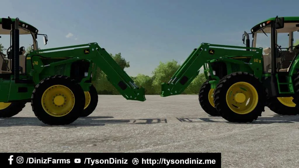 John Deere 640 and 740 v1.0 FS22 FS22 Mod Free Download