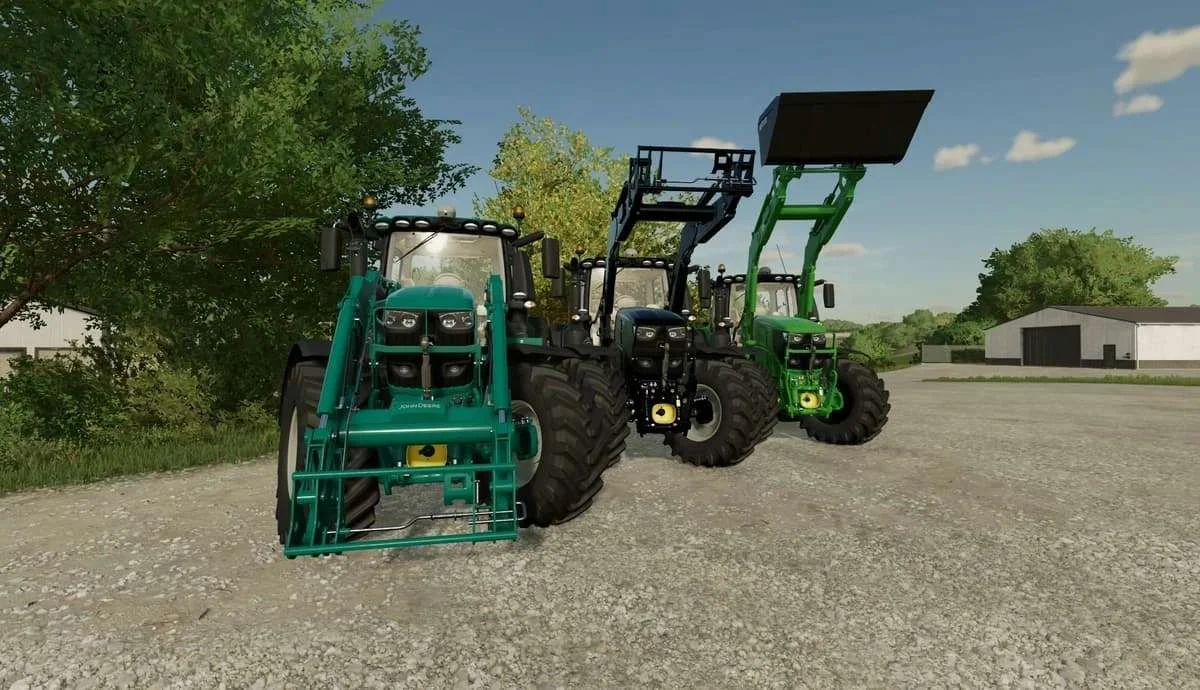 John Deere 643R Special Color v1.0 FS22 FS22 Mod Free Download