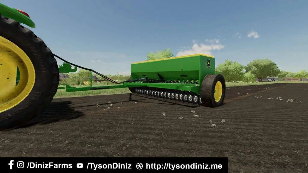 JOHN DEERE 8350 BOX DRILL v1.0 FS22 FS22 Mod Free Download