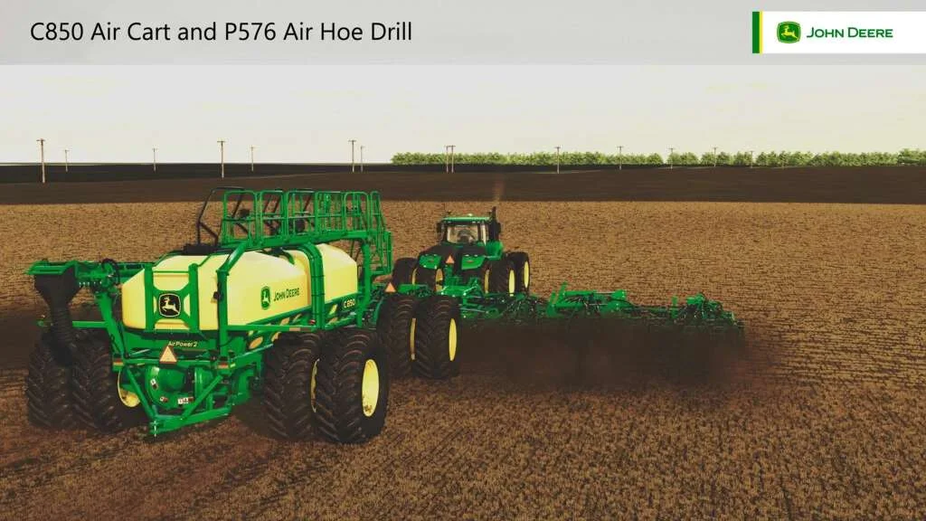 John Deere C850 Air Cart And P576 Air Hoe Drill v1.0.0.1 FS22