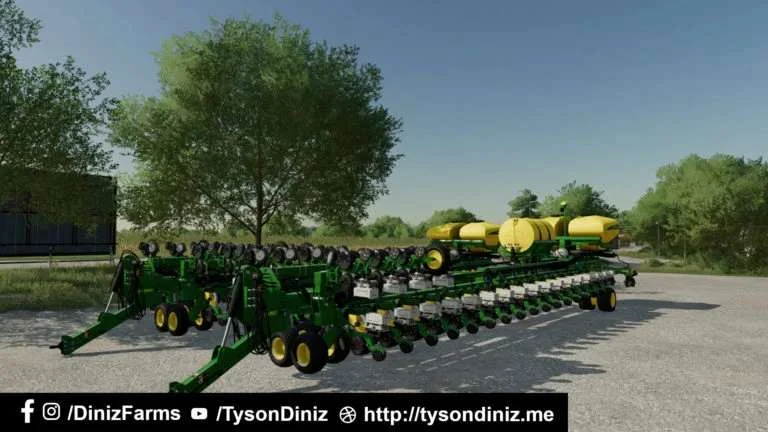 JOHN DEERE DB120 48 ROW PLANTER v1.0 FS22 FS22 Mod Free Download