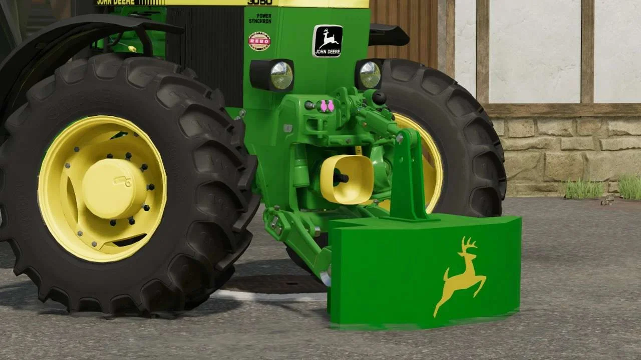 John Deere homemade weight BETA FS22 FS22 Mod Free Download