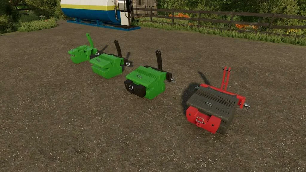 John Deere Slice Weight v1.1 FS22 FS22 Mod Free Download