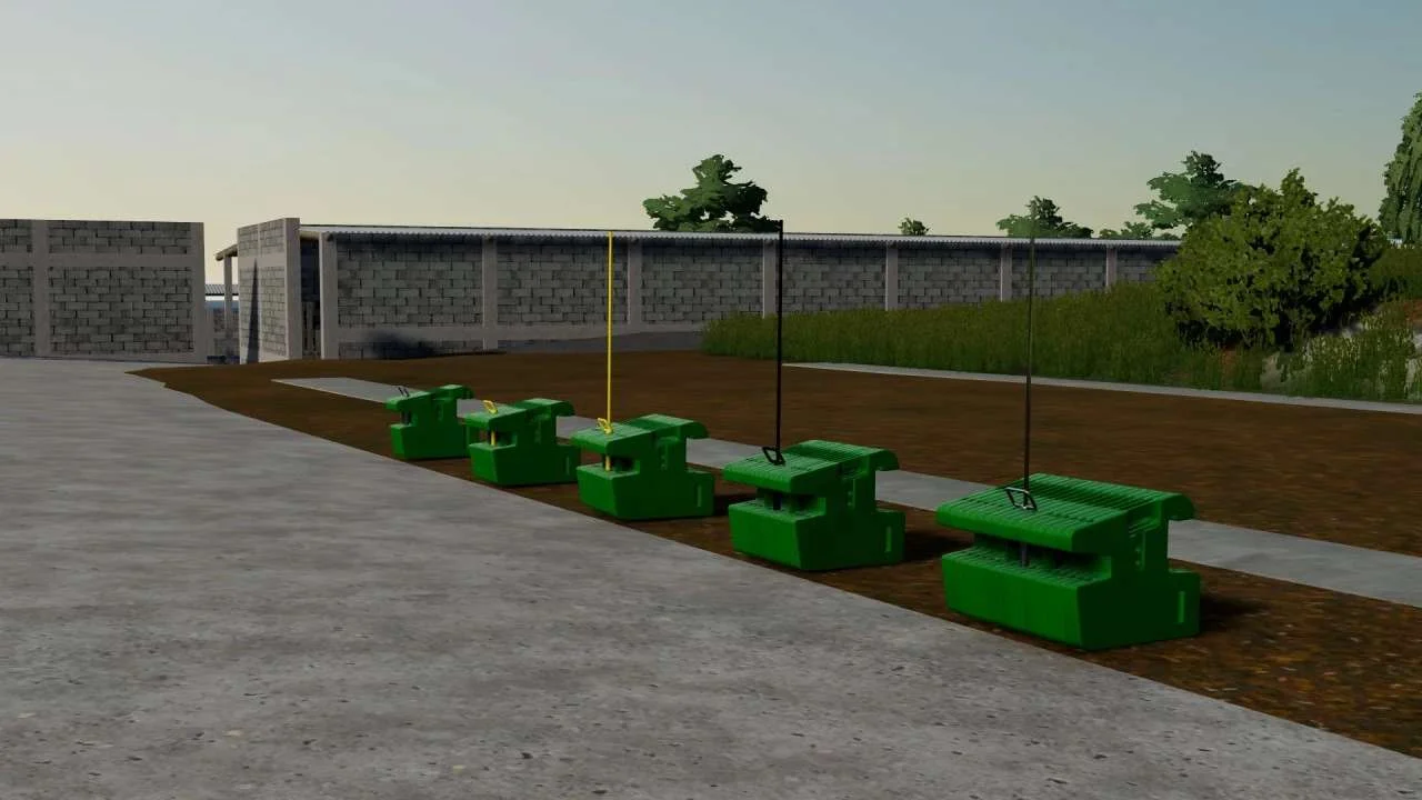 John Deere Weight Pack V1.0 FS22 FS22 Mod Free Download