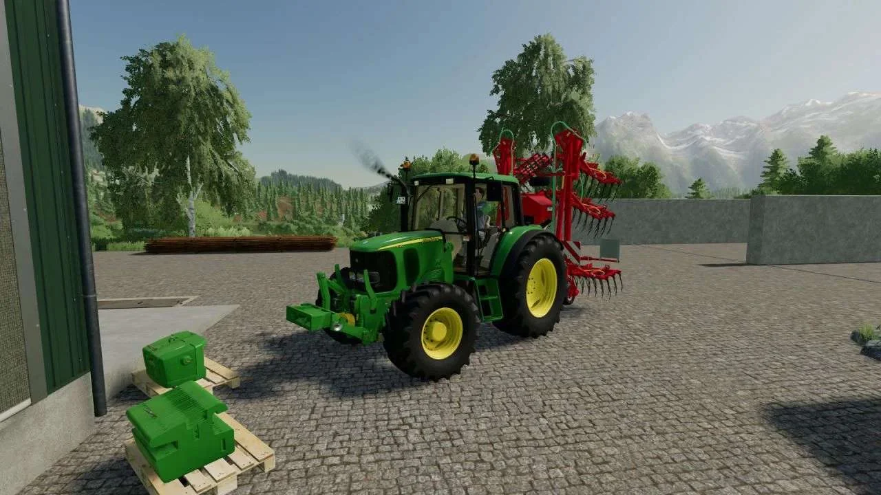 John Deere Weight rack v1.0 FS22
