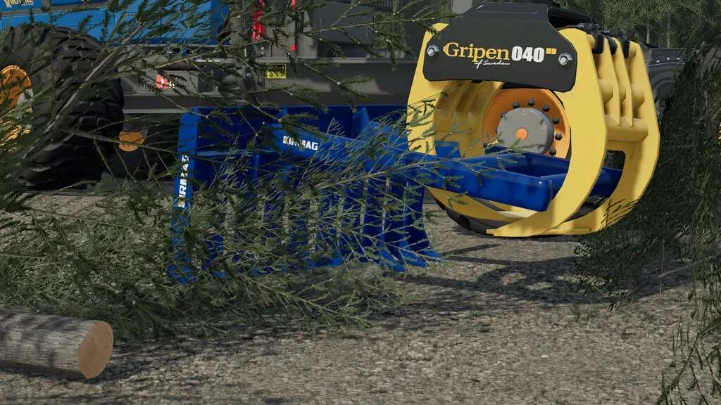 Kirmag Tree Waste Rake v1.0 FS22 FS22 Mod Free Download
