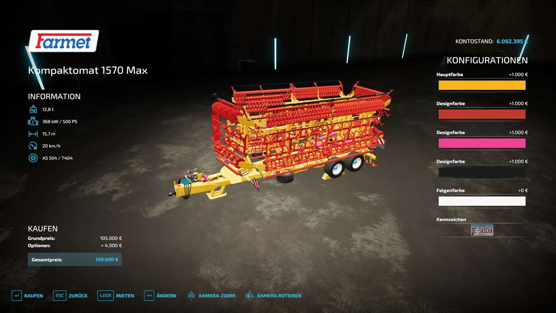 Kompaktomat 1570 Max Cultivator v1.0 FS22 FS22 Mod Free Download