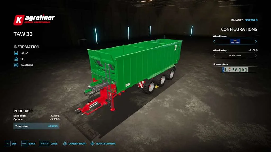 Kroeger Taw 30 v1.3 FS22