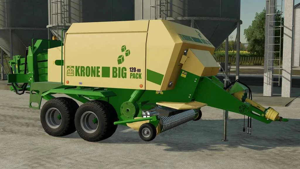 Krone Big Pack 120-80 v1.0 FS22 FS22 Mod Free Download