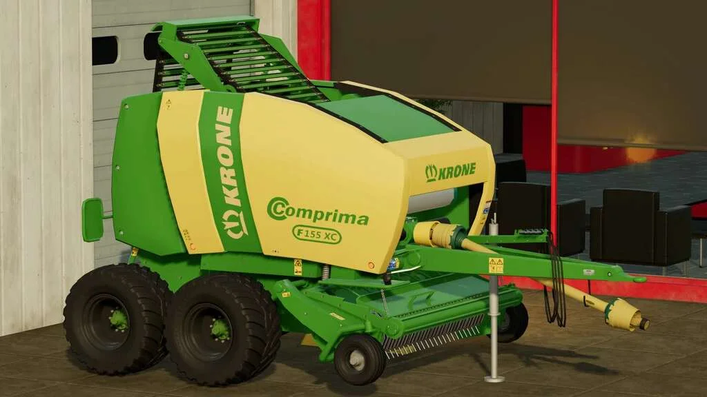 Krone Comprima F155 XC v1.0 FS22 FS22 Mod Free Download