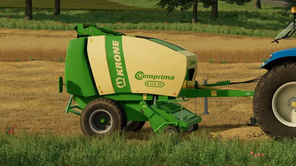 Krone Comprima F155 XC v1.1 FS22 FS22 Mod Free Download