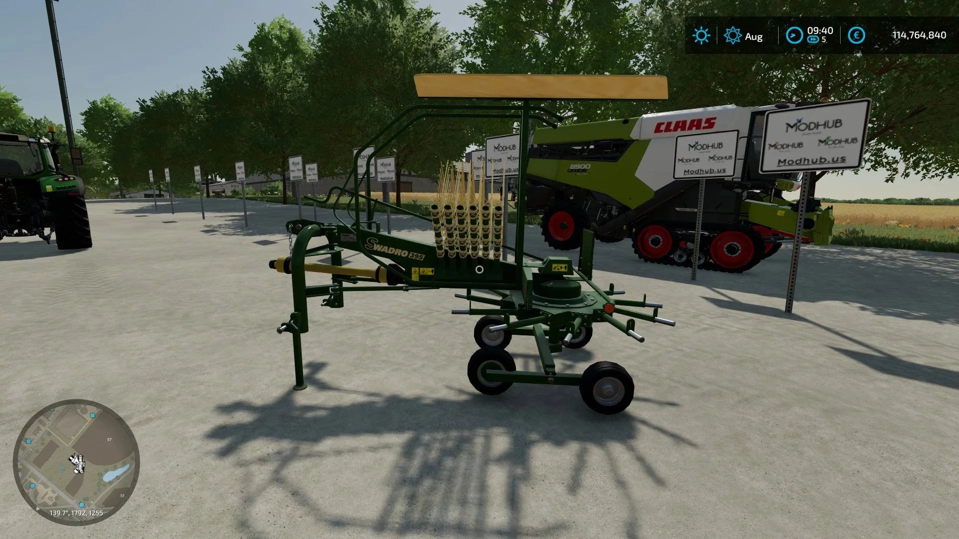 Krone Swadro 395 V1.0 FS22 FS22 Mod Free Download
