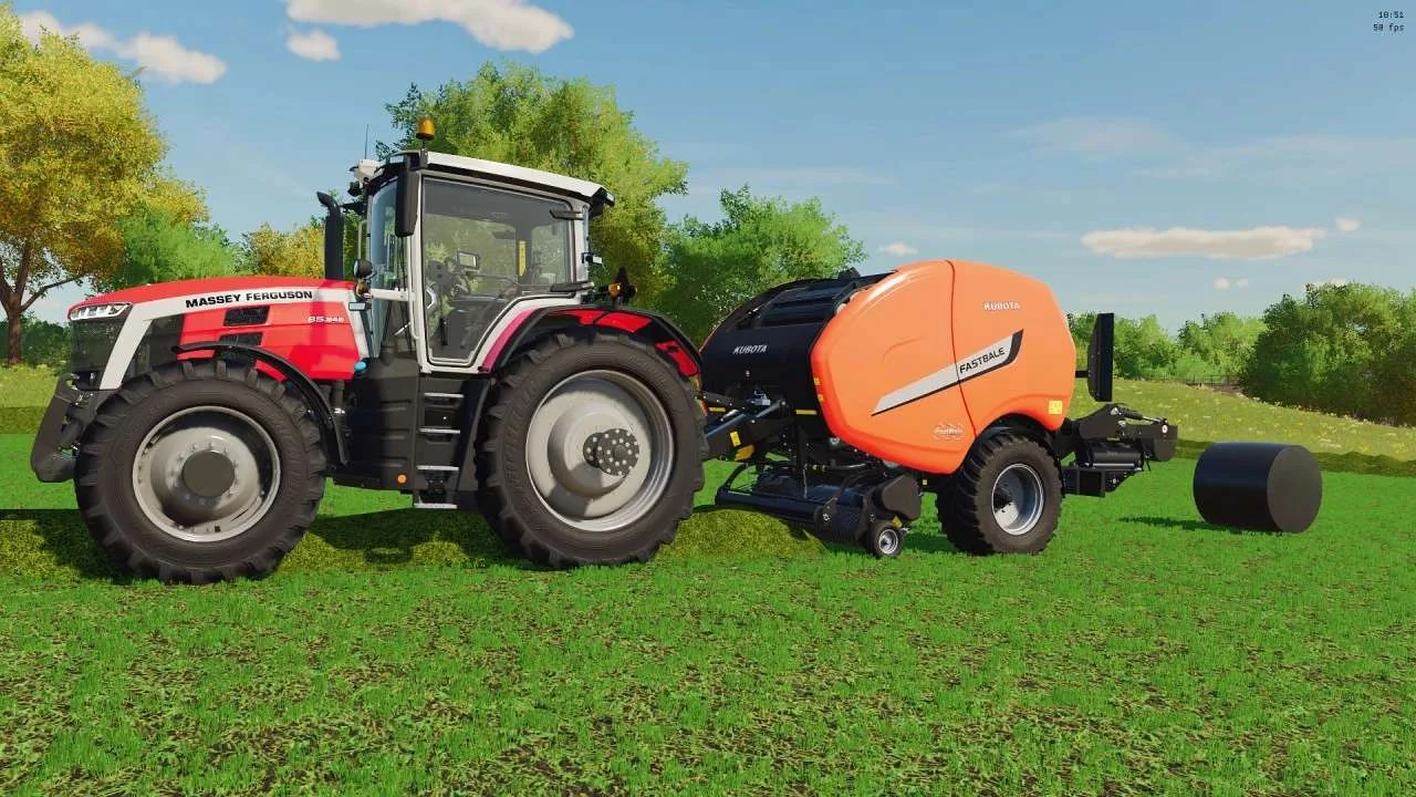 Kubota / Kverneland FastBale V1.0 FS22 FS22 Mod Free Download